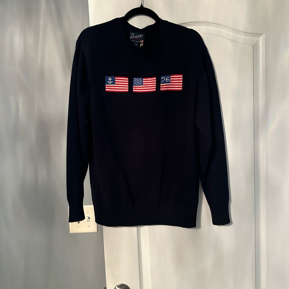 Kiel James Patrick Old Glory Sweater NWT